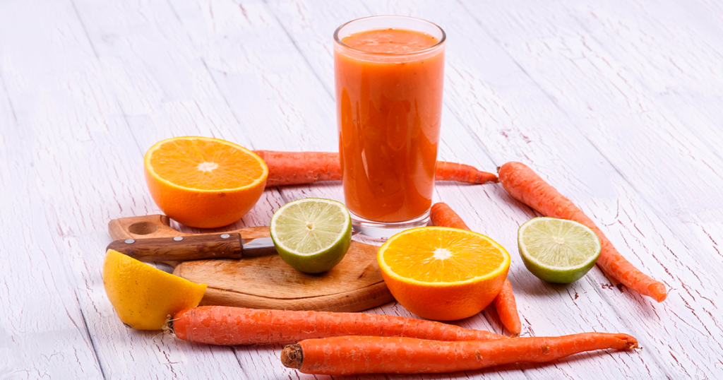 Jugo de guayaba, naranja y zanahoria: sabor, tradición y defensas fuertes en casa