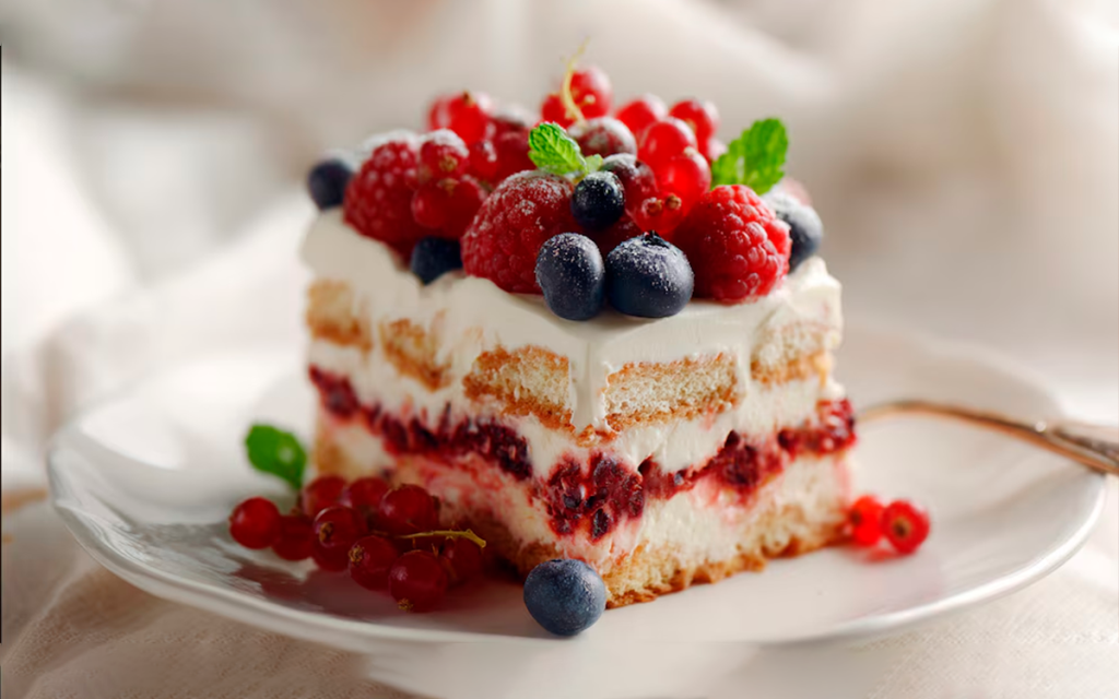 Tiramisú de frutos rojos sin horno: Receta fácil y rápida